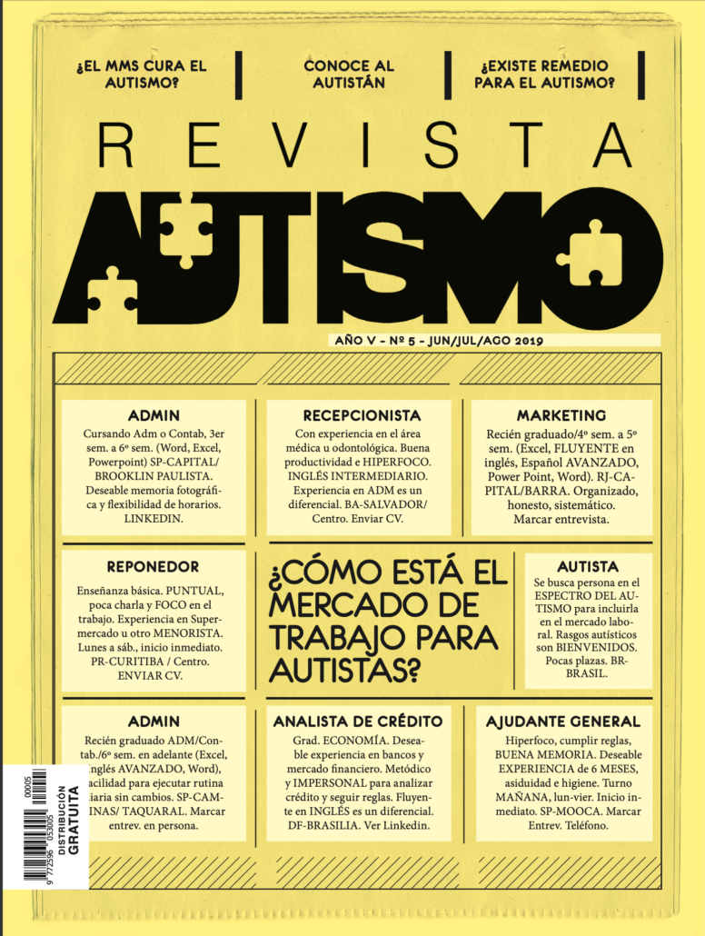 portada da Revista Autismo 5-ESPANOL